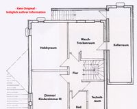 Grundriss Keller