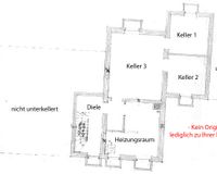 Grundriss Keller